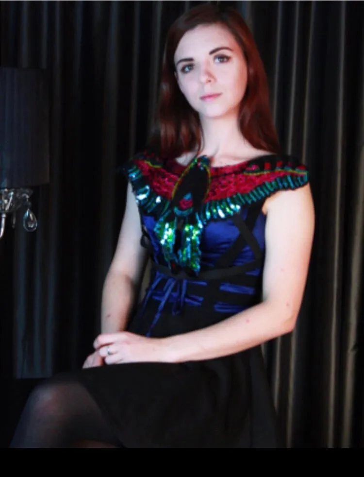 Egyptian bird sequin Harness