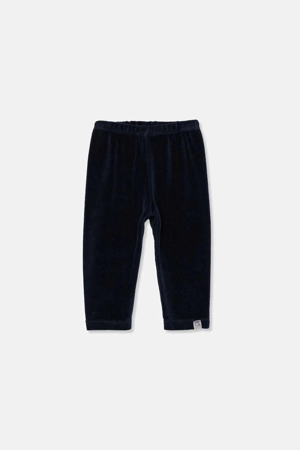 ORGANIC VELOUR BABY LEGGINGS
